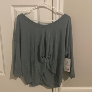 Athleta twist-front top